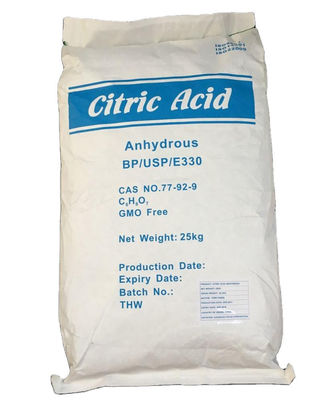ไซทริกแอซิด ขาว Cas 77-92-9 ขาวหรือ monohydrate mOQ ต่ํา