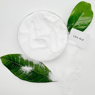 99.9% สดใสกรดซิตริก ขนาดผง โมโนไฮดราตไร้น้ํา CAS No 77-92-9 เหล็ก 50ppm Max