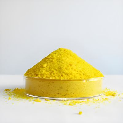 น้ําดื่ม การรักษาน้ํา pac ขนาดผง poli aluminum chloride สีเหลือง